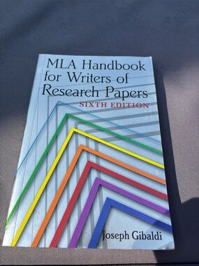 📚MLA Handbook for Writers of Research Papers📚